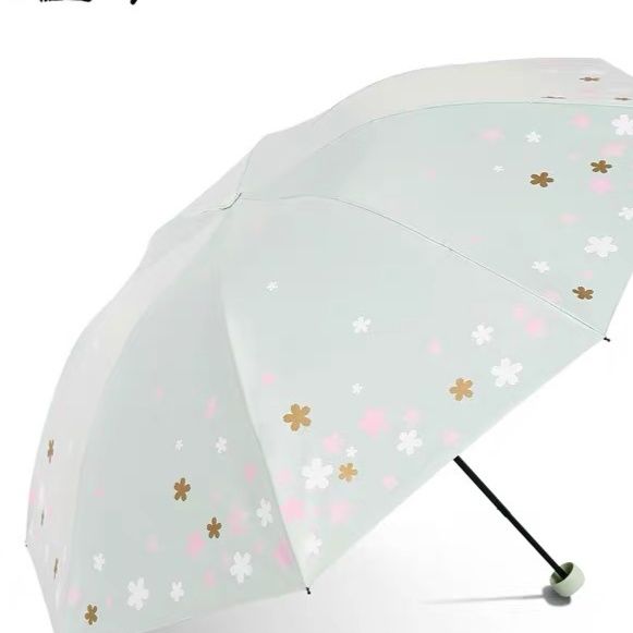 折りたたみ傘 小花柄日傘雨傘兼用折りたたみ傘