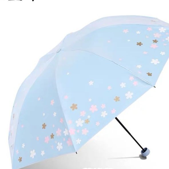 折りたたみ傘 小花柄日傘雨傘兼用折りたたみ傘