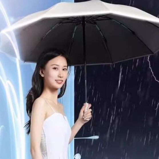 折りたたみ傘 遮熱遮光二重張り晴雨兼用折りたたみ傘