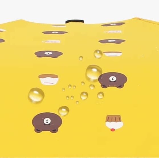 折りたたみ傘 可愛い熊さん柄の超軽量折りたたみ傘　コンパクト設計