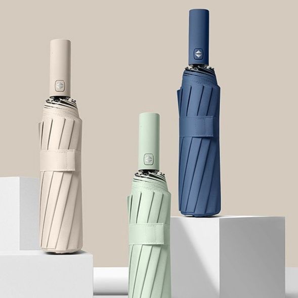 折りたたみ傘 全自動開閉式大型折りたたみ傘十二本骨 大きいサイズ