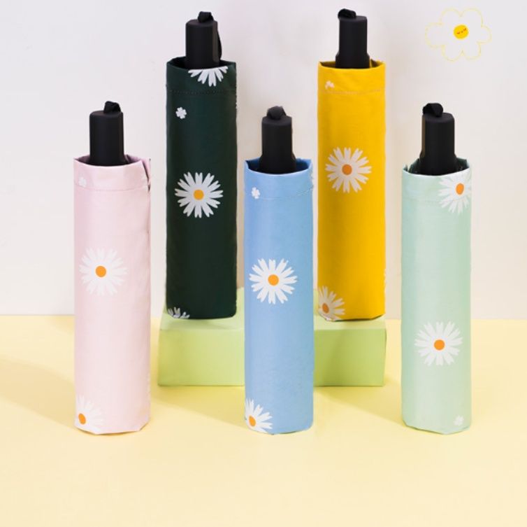 折りたたみ傘 花柄デイジー柄晴雨兼用　日傘