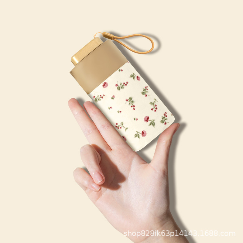 折りたたみ傘 小花柄の超軽量コンパクト折りたたみ傘