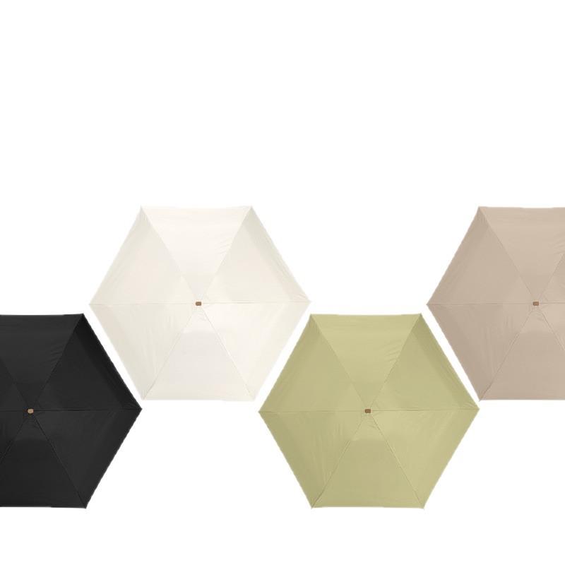 折りたたみ傘 紫外線防止加工五段折りたたみ傘晴雨兼用