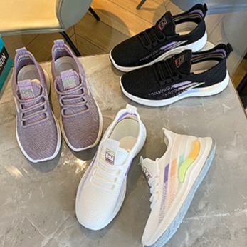 メッシュ軽量波紋ランニングシューズ