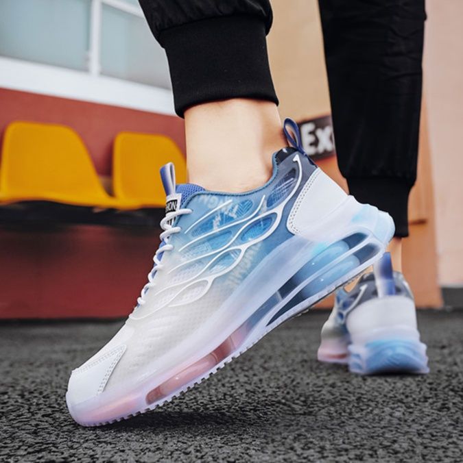 ランニングシューズ 空翼 ウェーブデザイン 軽量ランナー