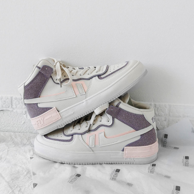 ランニングシューズ レディース運動靴紐付きランニング用軽量シューズ