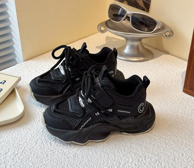 子供用運動靴マジックテープ付きランニングシューズ