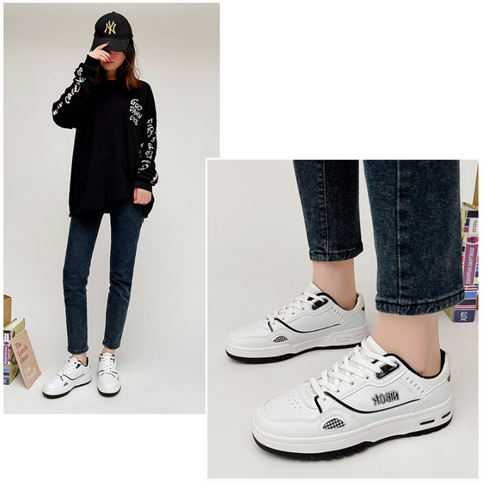 ２０２４新作レディース軽量ランニングシューズ紐靴