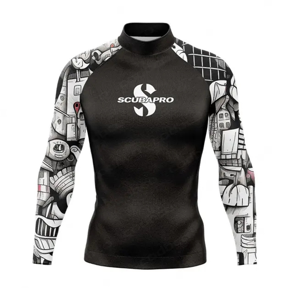 アウトドア派SCUBAPROスポーツラッシュガード