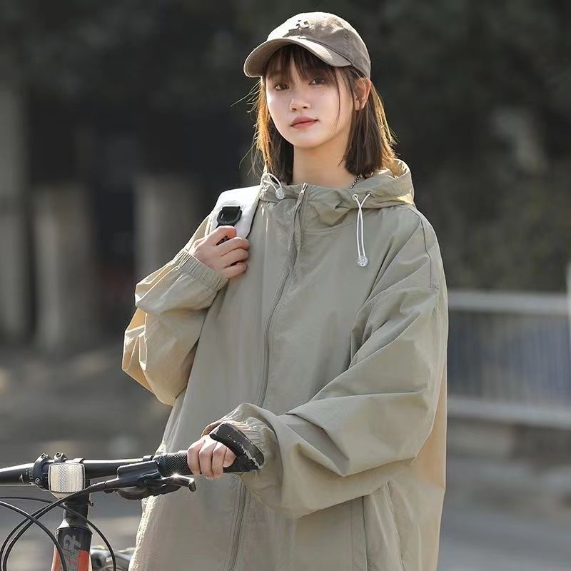 ラッシュガード フード付きゆったりラッシュガード
