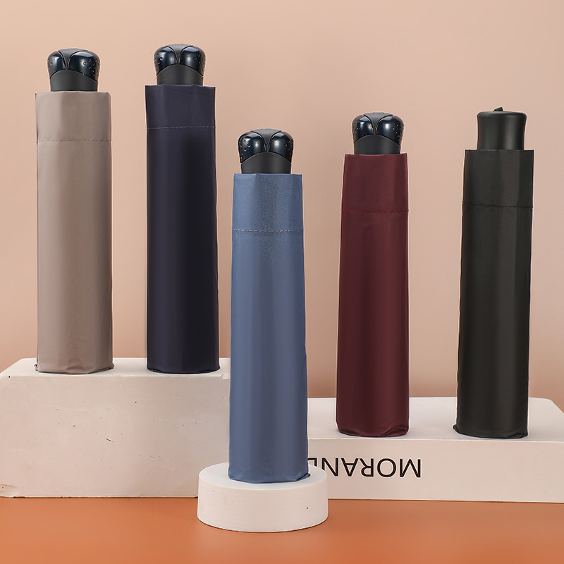 日傘メンズ八本骨晴雨兼用折りたたみ紳士傘