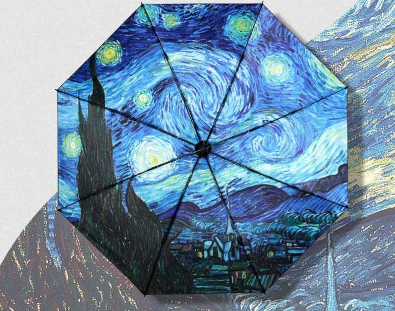 ロマンチックな夜空のような星柄日傘で作る涼しげな日陰空間5選