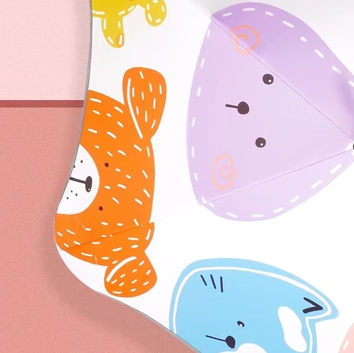 おしゃれ日傘かわいい動物柄キッズ用晴雨兼用日傘