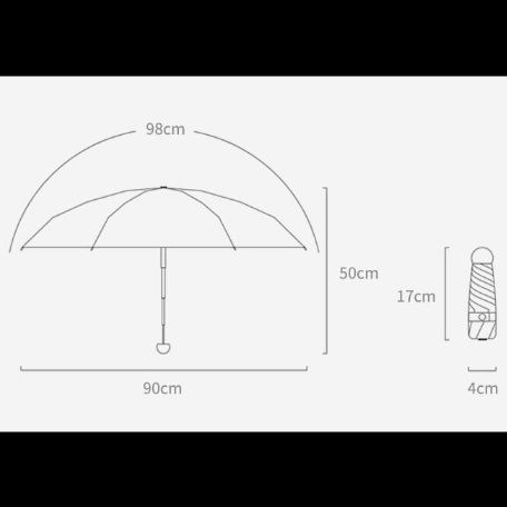 軽量自動開閉折りたたみ日傘 紫外線カット晴雨兼用