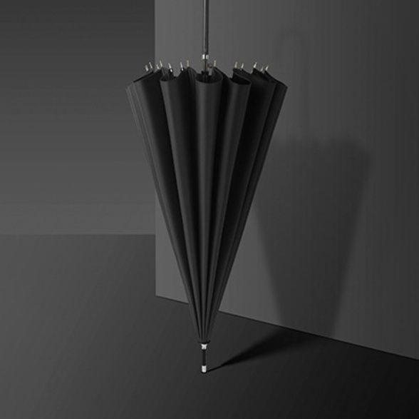 日傘 上品な曲線ハンドル日傘 長傘 シンプルデザイン