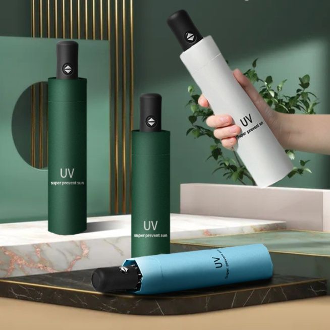 日傘 自動開閉式紫外線防止　折りたたみ日傘