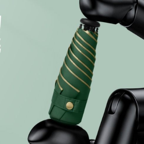 日傘 超軽量ミニ五段折　りたたみ日傘