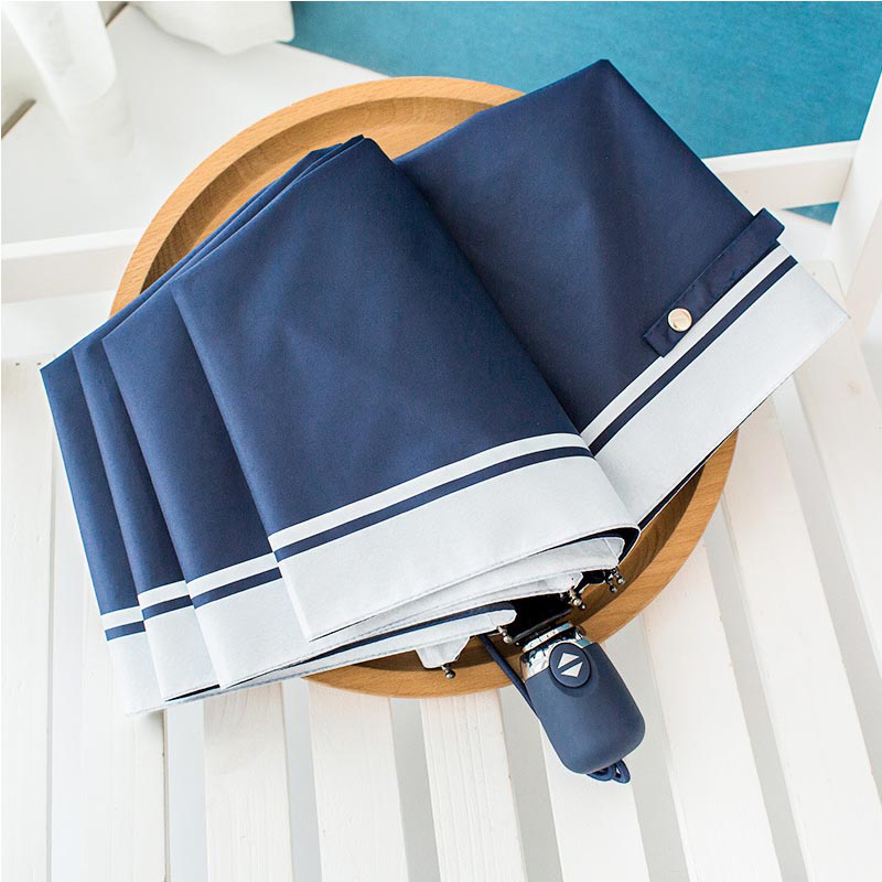 完全遮光日傘 折りたたみ式 晴雨兼用 自動開閉