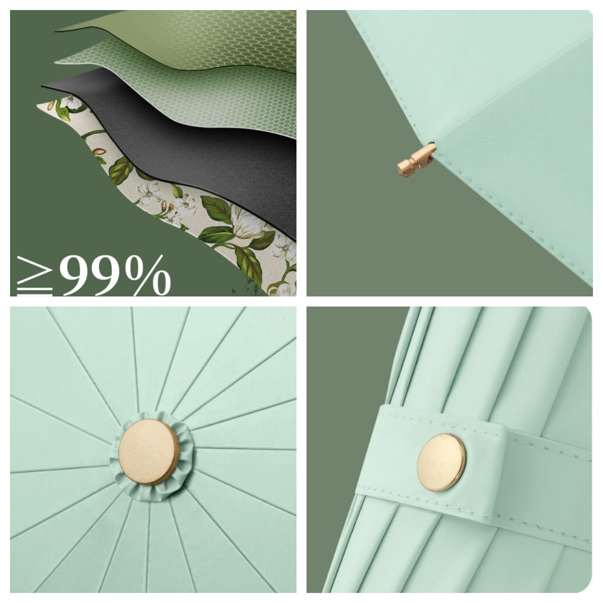 おしゃれ日傘 晴雨兼用 軽量 花柄 紫外線カット 遮光