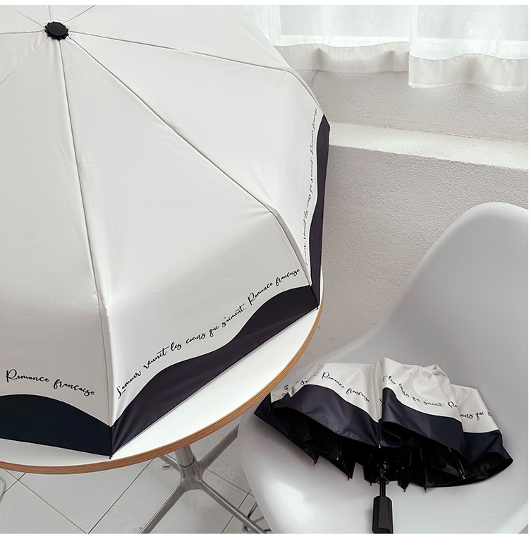 晴雨兼用日傘 自動開閉 三段折りたたみ 紫外線カット 軽量