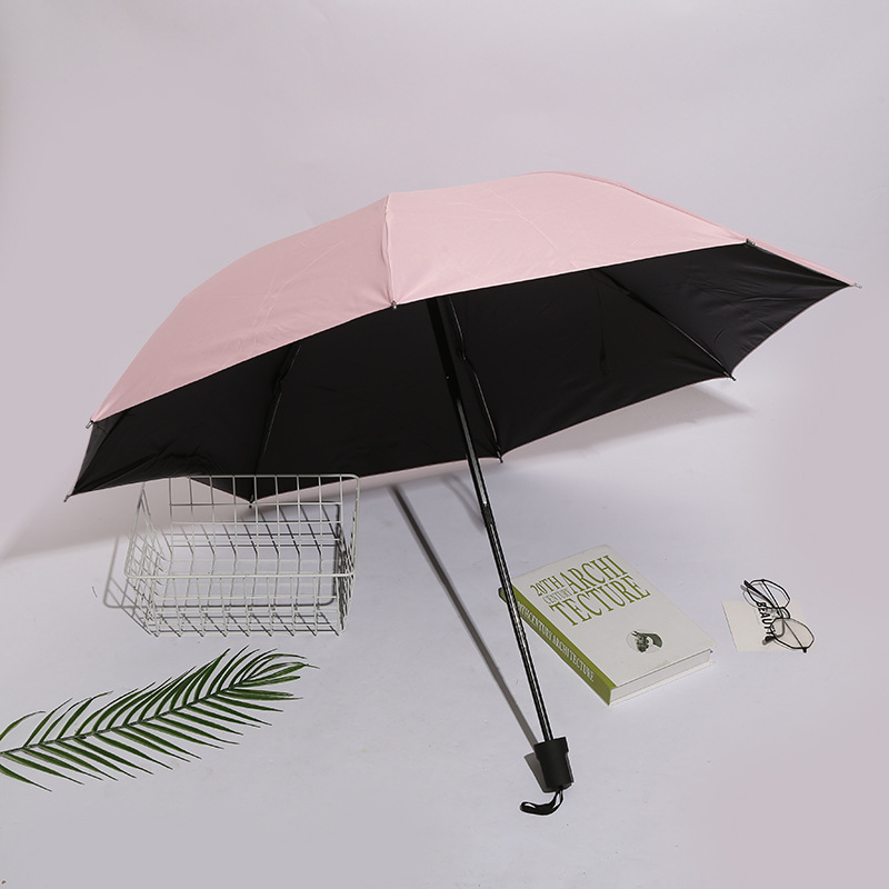 日傘 遮熱二層構造折りたたみ晴雨兼用日傘