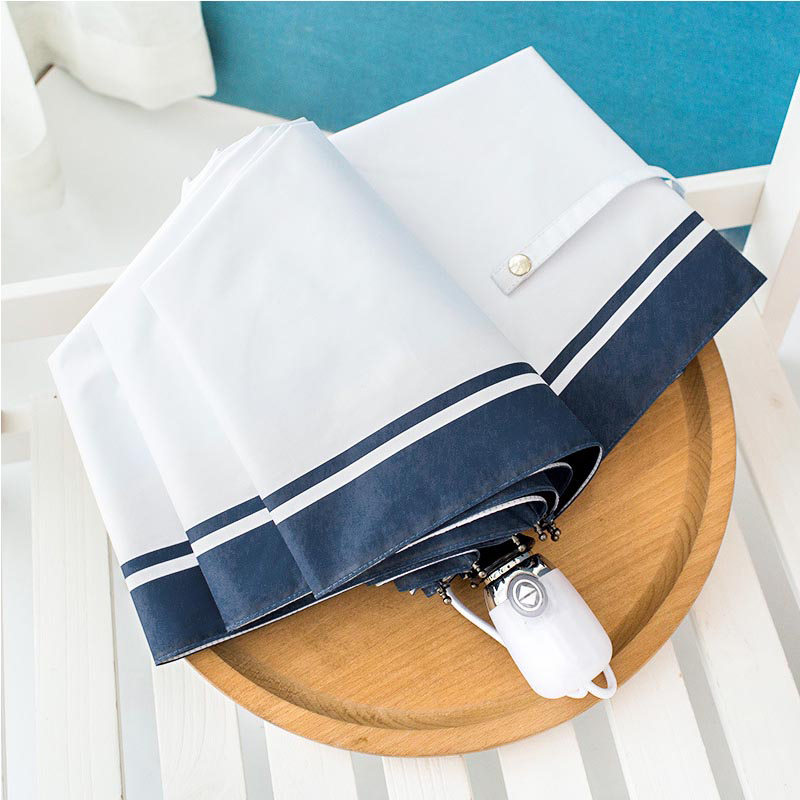 完全遮光日傘 折りたたみ式 晴雨兼用 自動開閉