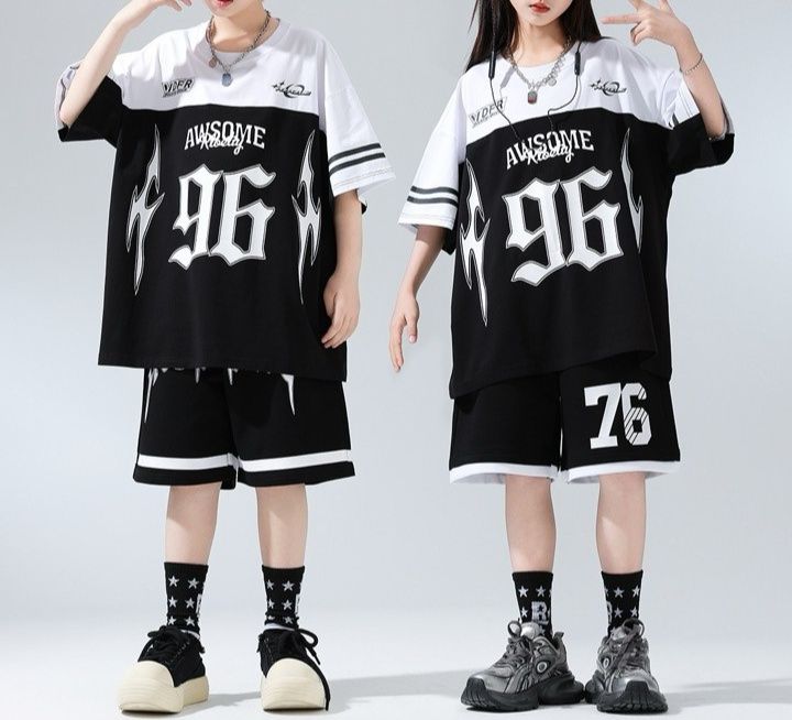 キッズダンス衣装 子供用ヒップホップセットアップ
