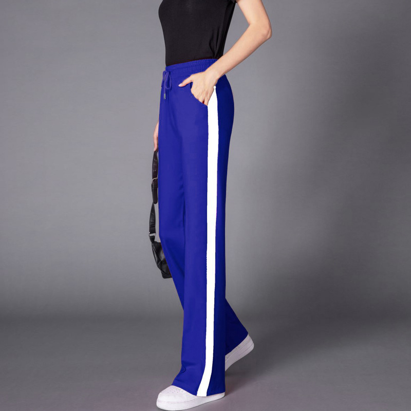 ダンス衣装 サイドライン入りワイドストレートダンスパンツ