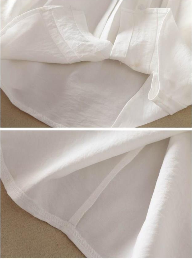 リボンブラウス 袖リボン 上品