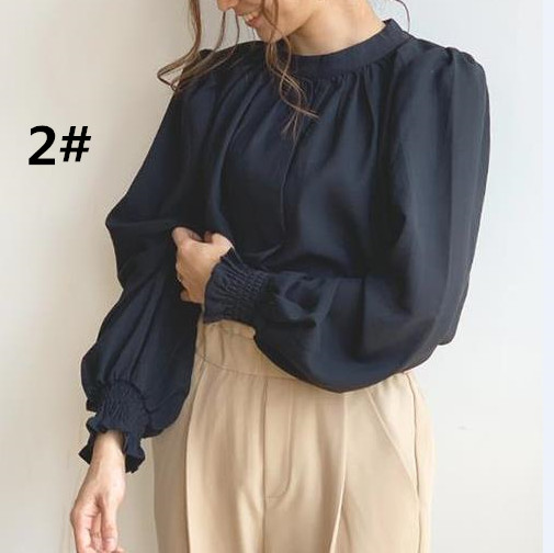 リボンブラウス 袖リボンシフォンブラウス入学式通勤レディース