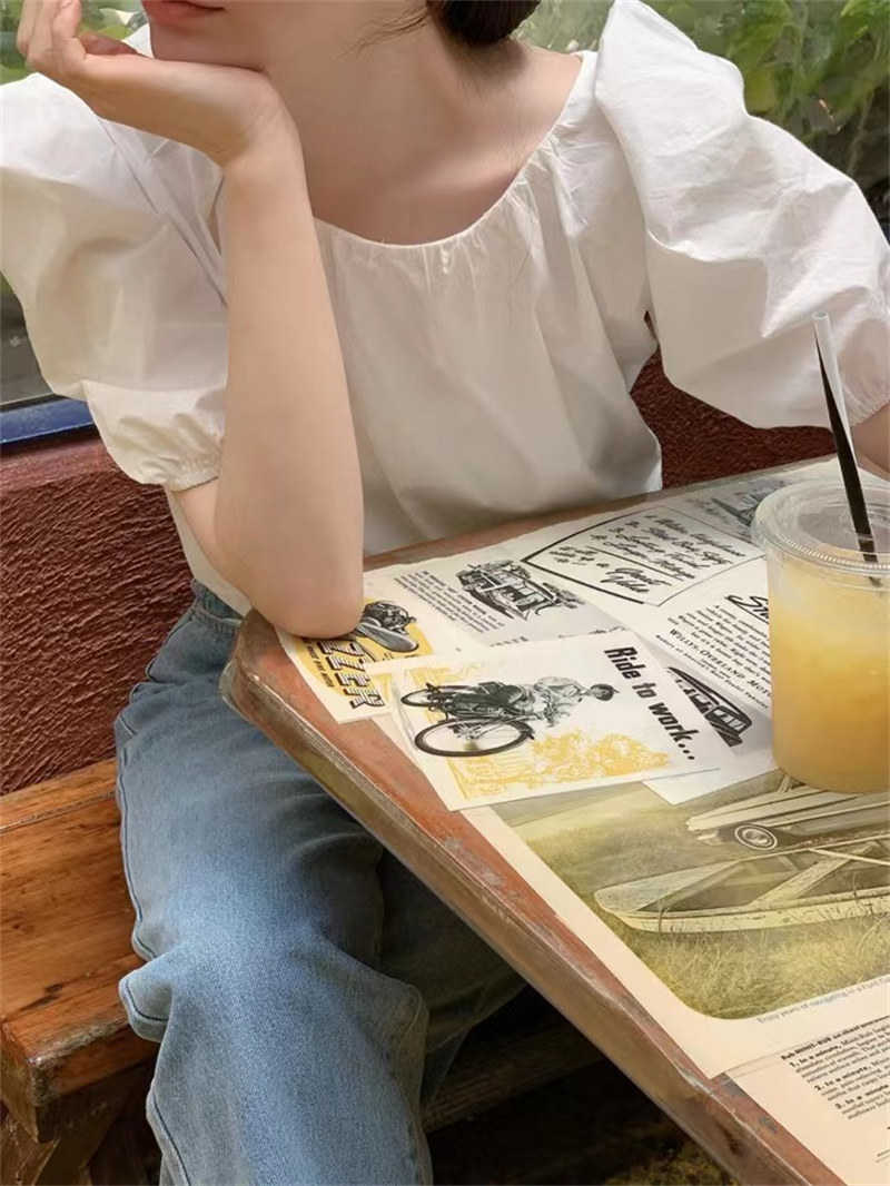 新作夏コレクション気質カジュアルリボンブラウス