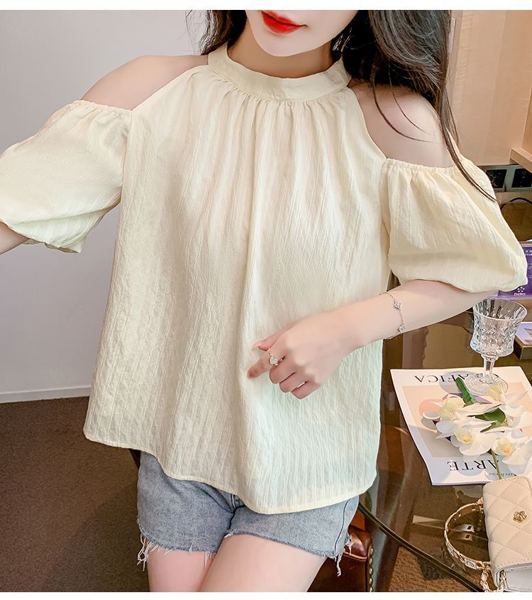 リボンブラウス バックリボン 優美な後ろ姿 肩あきバックリボンブラウス
