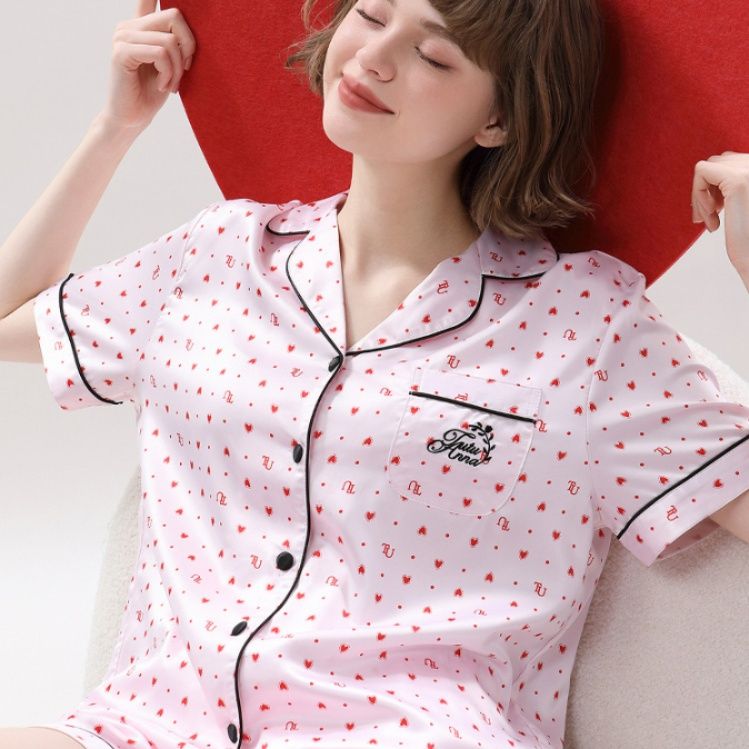 レディース ルームウェア 優美な眠りのパジャマシャツ
