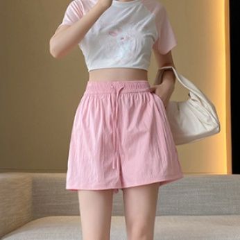 レディース ルームウェア やわらか素材の快適ショートパンツ