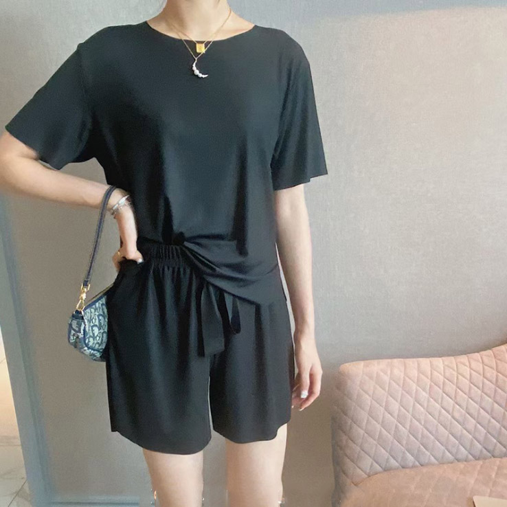 レディース ルームウェア 接触冷感半袖ルームウェア上下セット