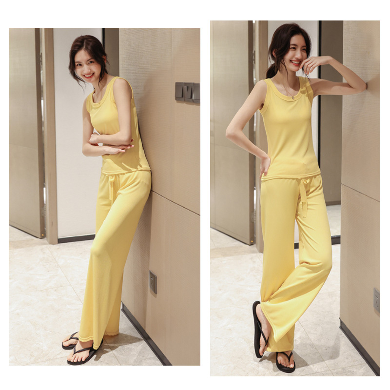 レディース ルームウェア レディース タンクトップ ルームウェア 上下セット ゆったり部屋着