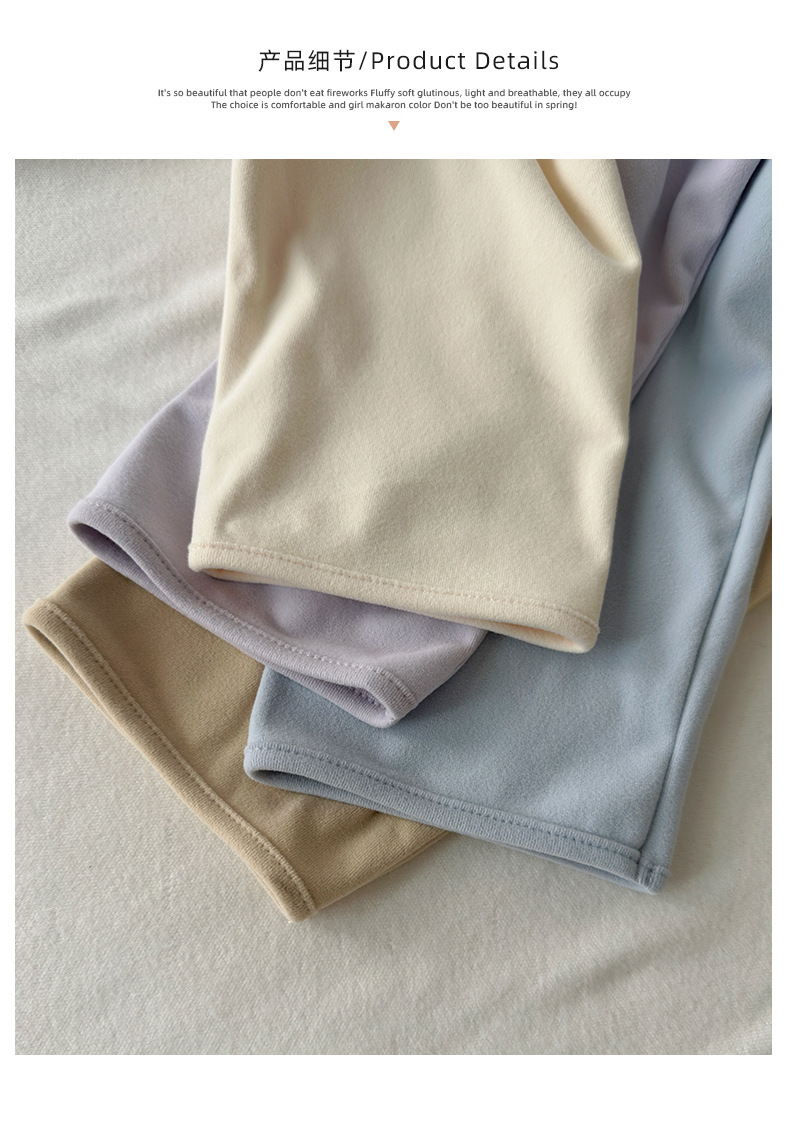 レディース ルームウェア前開き襟付き長袖パジャマ上下セット前開きタイプ