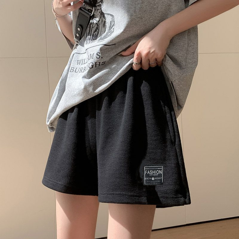 レディース ルームウェア ワッフル素材なめらかショートパンツ