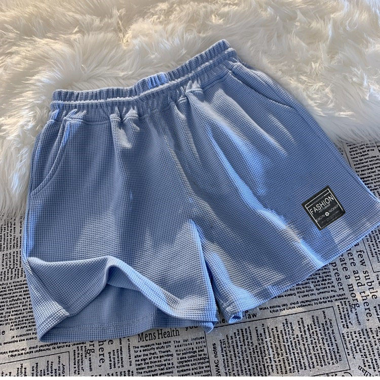 レディース ルームウェア ワッフル素材なめらかショートパンツ