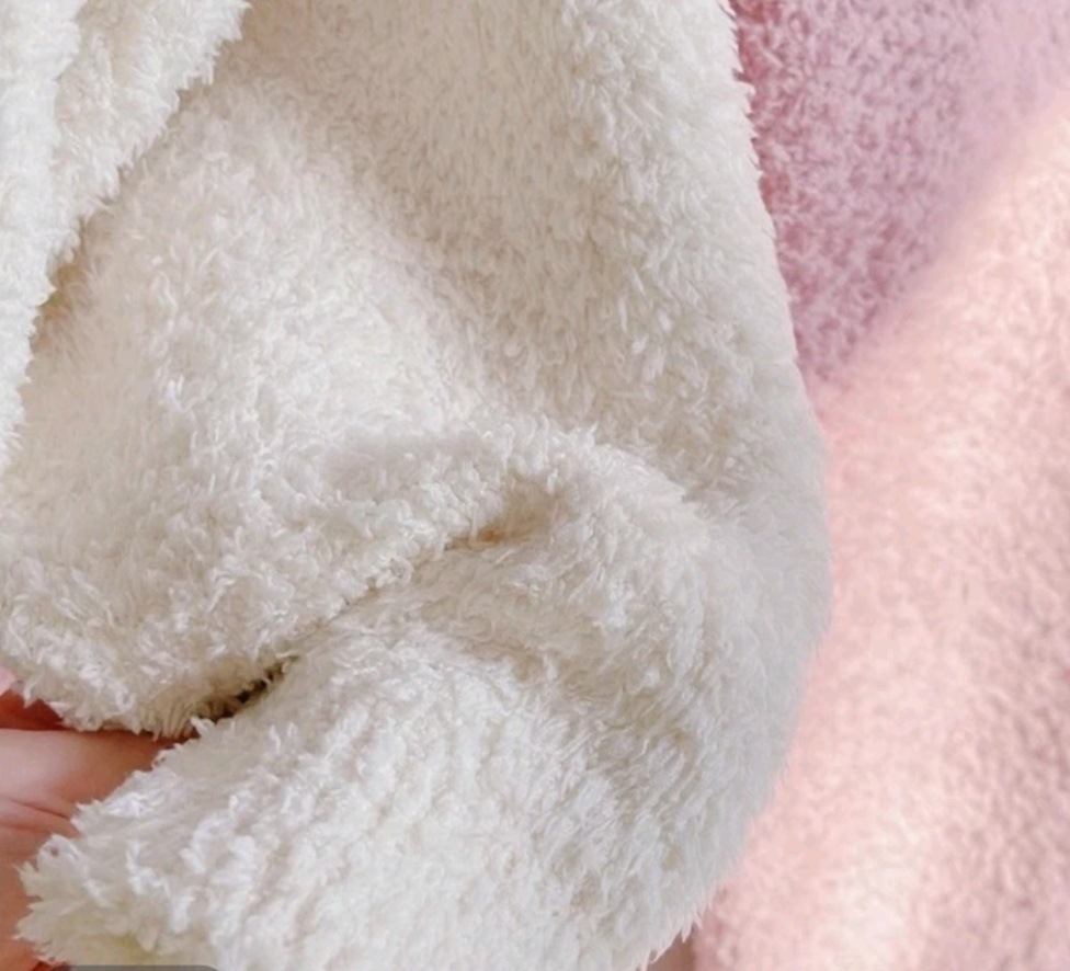 レディース ルームウェア もこもこボア素材の上下セット長袖部屋着