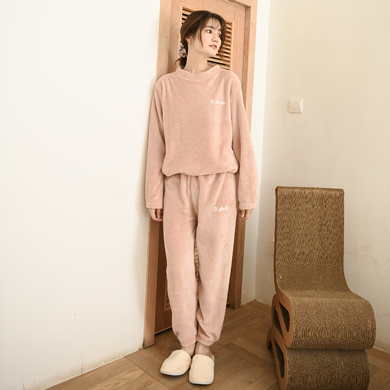レディース ルームウェア レディース 長袖 ルームウェア 上下セット 厚手 部屋着