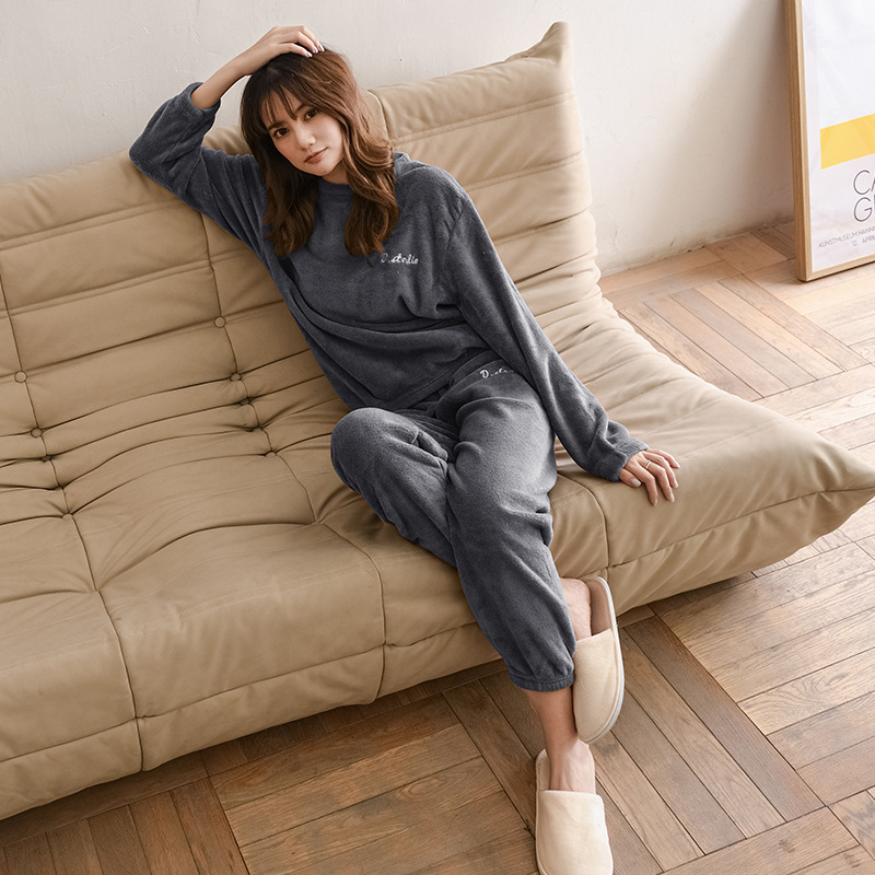 レディース ルームウェア レディース 長袖 ルームウェア 上下セット 厚手 部屋着