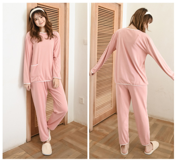 レディース ルームウェア レディース パジャマ 上下セット 長袖 なめらか 肌心地 部屋着