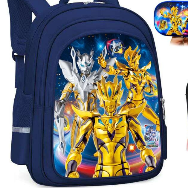 子どもリュック ウルトラマン風ヒーロー学童リュック