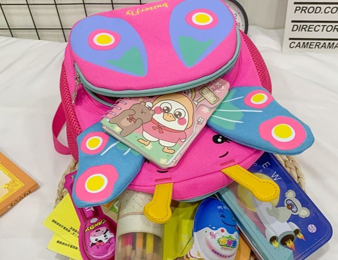 子どもリュック遠足ちょうちょ立体デザイン
