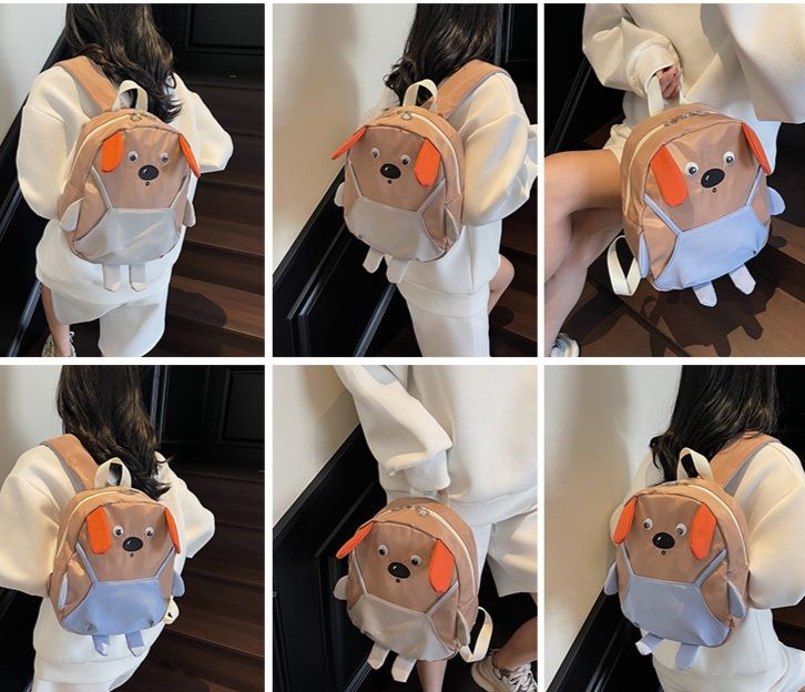 子どもリュック わんちゃんモチーフ立体デザイン通園