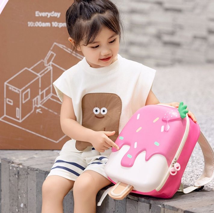 子どもリュックアウトドアアイスキャンディー立体デザイン