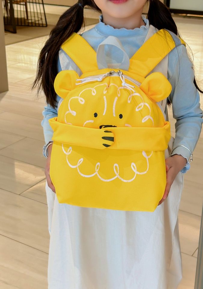 子どもリュックアウトドア動物フェイス立体耳付き子供用軽量