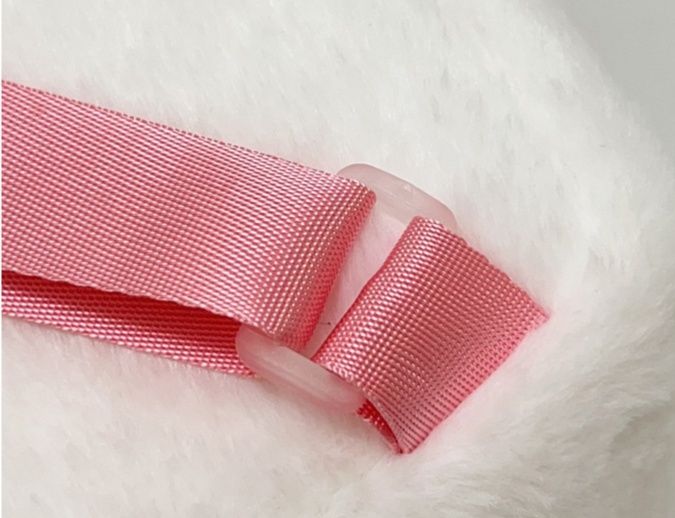 子どもリュックアウトドア垂れ耳うさぎのふわふわぬいぐるみ